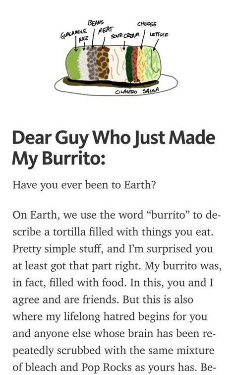 This Burrito Rant Is Equally Hilarious And Important 7 Screenshots
