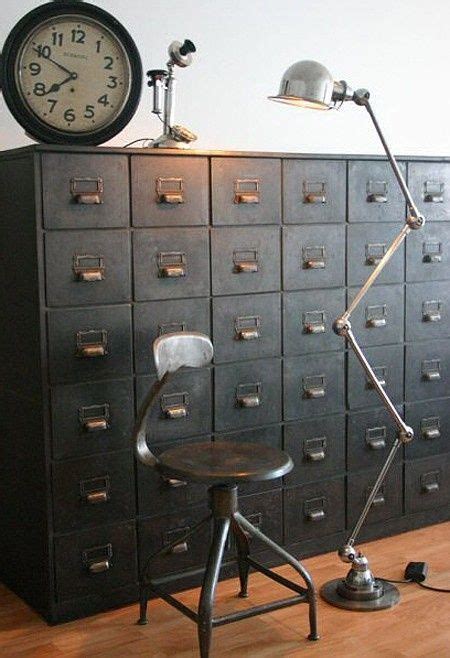 Archivero Office Vintage Industrial Furniture Industrial Interior