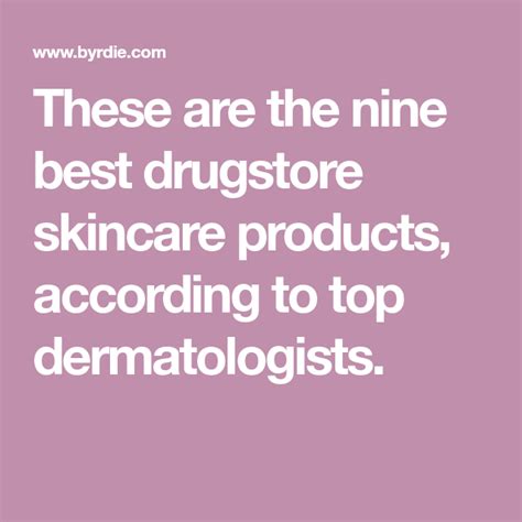 These Are The Nine Best Drugstore Skincare Products According To Top