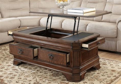 Hamlyn home office set with storage desk. 50 Inspirations Lift Top Coffee Tables | Coffee Table Ideas