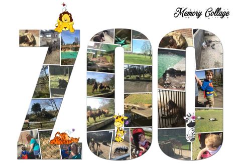 Zoo Photo Collage Memory Collage