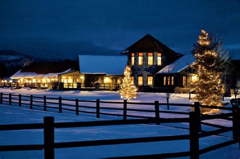 White Christmas Dreams In Montana At The Resort At Paws Up