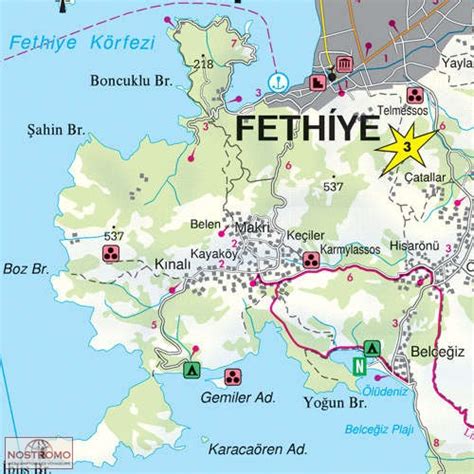 Most of turkey is part of the asian continent, but a relatively small area (bordering greece and bulgaria) is part of the european land mass. TURKISH RIVIERA | Freytag & Berndt travel map | nostromoweb