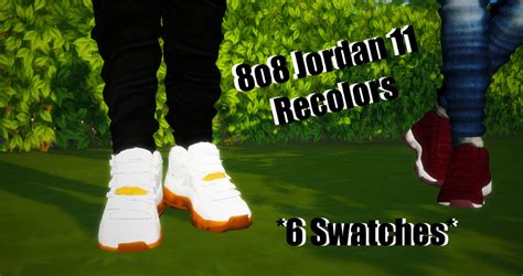 Tea Wurst Windbreaker And 8o8 Jordan 11′s Recolor Fixed Sims 4 Cc