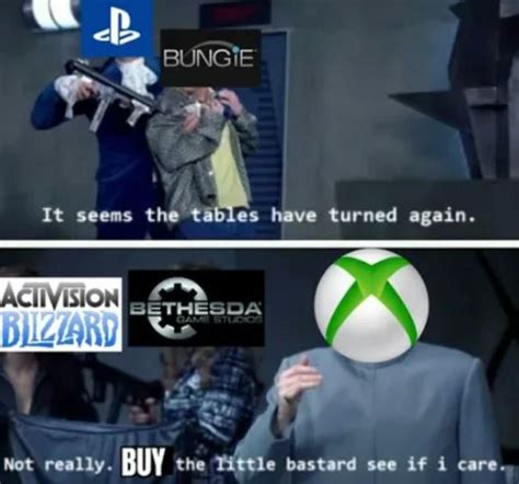 The Series Of Memes About The Bungie Acquisition By Sony Thought To