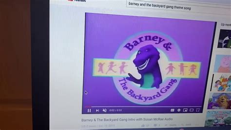Barney And The Backyard Gang Intro My Mickey Version Of The Barney
