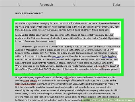 Jul 10, 2018 · by default, it's set up to split the selected cell (s) into two columns, which is exactly what we want. How to Make Two Columns in Word: 6 Steps (with Pictures ...