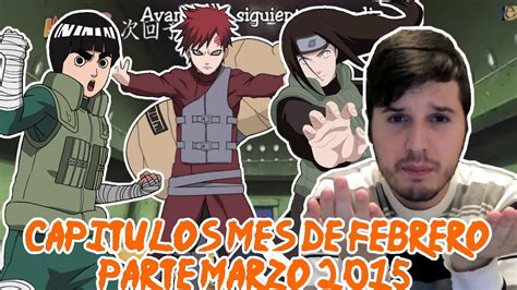 Naruto Shippuden : Capitulos Mes De Febrero Parte Marzo 2015 Saga