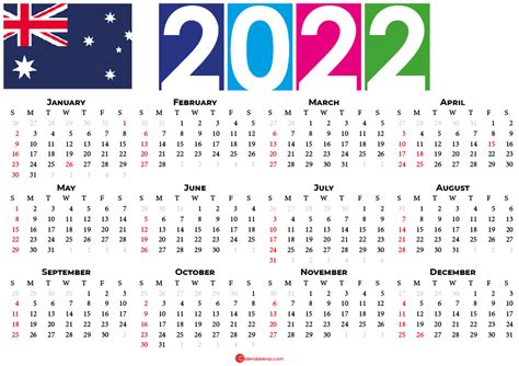 Calendar 2022 Australia In 2021 Calendar Australia Word Search Puzzle