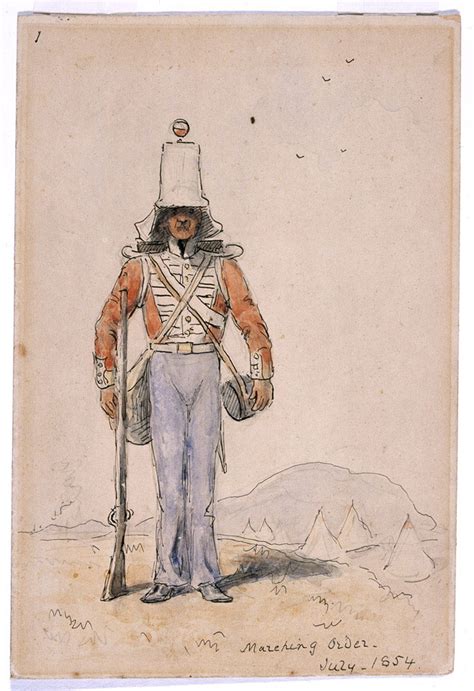 Marching Order July 1854 Online Collection National Army Museum