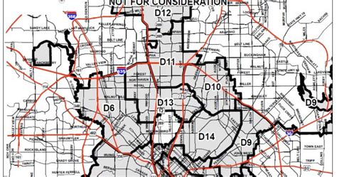 Dallas City Council District Map Maping Resources