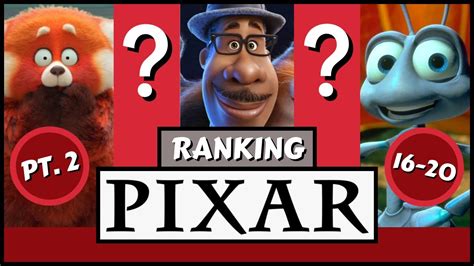 All Pixar Movies Ranked Part Youtube