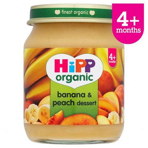 Unless expressly indicated in the product description, amazon.co.uk is not the manufacturer of the products amazon eu s.a.r.l. Organic Banana and Peach Dessert Baby Food in 125g jar ...