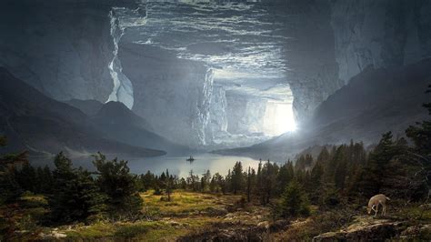 Mystical Cave X Fantasy Landscape Landscape Landscape