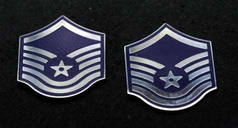 2 Master Sergeant E 7 Msgt Lapel Hat Pin Us Air Force Veteran Rank Sgt