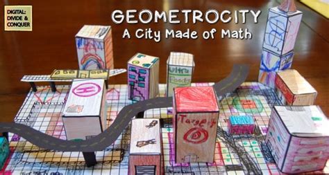 I Love Projects Geometrocity The City Made Of Math Digital Divide