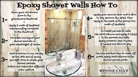 Our epoxy grout sealer is the only shower approved grout sealer. epoxy shower walls | Shower wall, Epoxy, Epoxy countertop