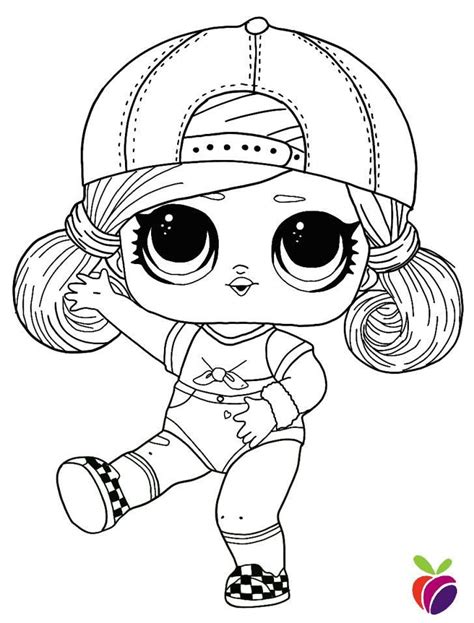 Lol Surprise Doll Coloring Pages Printable Bon Bon - kidsworksheetfun