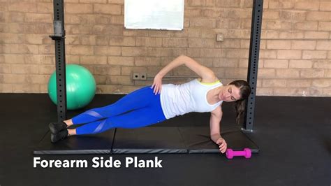 Forearm Side Plank Youtube