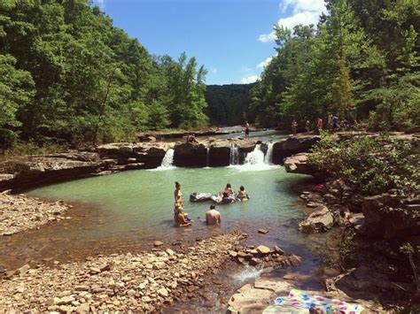 Kings River In Arkansas Has A Waterfall You Can Swim Under
