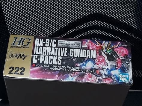 Hg 1144 Narrative Gundam C Packs Rx 9c Bandai Gunpla Hobbies And Toys