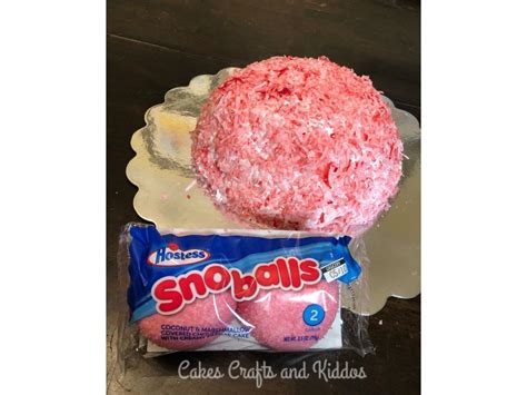 Giant Snowball Cake Hostess Cakes Snowballs Recipe Snowball Cake Recipe