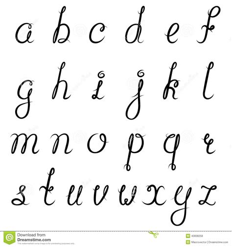 Butterfly garden шрифт от nananissa. Calligraphy alphabet black stock vector. Illustration of ...