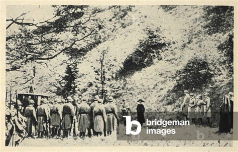 Mata Hari Facing The Firing Squad At Vincennes In 1917 From
