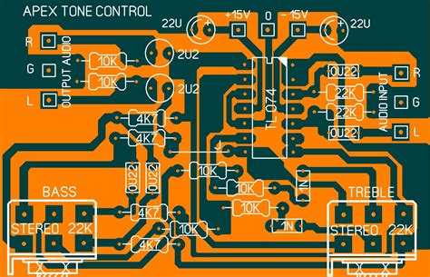 Electronics mini projects power electronics electronic circuit design circuit board design car audio installation power supply circuit speaker amplifier electronic schematics diy speakers. Layout Pcb Tone Control Apex - Circuit Diagram Images