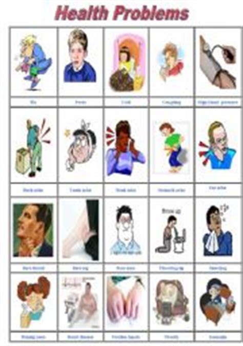 Learn, practice, translate, pronounce, chat, conjugate verbs, vocabulary and expressions. Sickness / Illnesses - ESL worksheet by Mabdel
