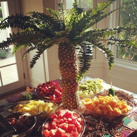 Pineapple palm tree fruit display. Pineapple Palm Tree fruit display | Palm tree fruit, Fruit ...