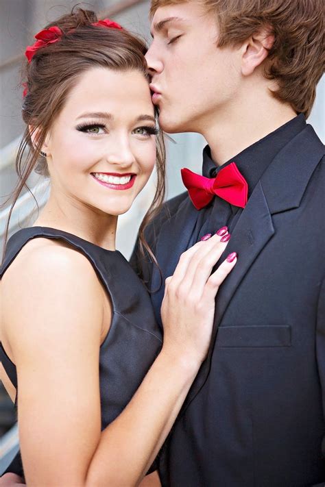 Black Dress Couples Matching Prom Picture Poses Prom Photography