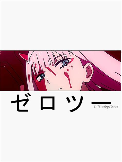 Zero Two Sticker For Sale By Redesignstore Redbubble