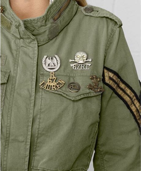 Denim And Supply Ralph Lauren Military Anorak Field Jacket In Green Army