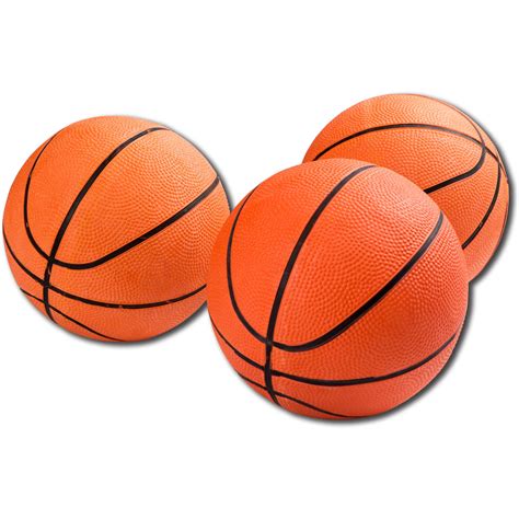 Md Sports 7 3pcs Rubber Arcade Basketballs Replacement