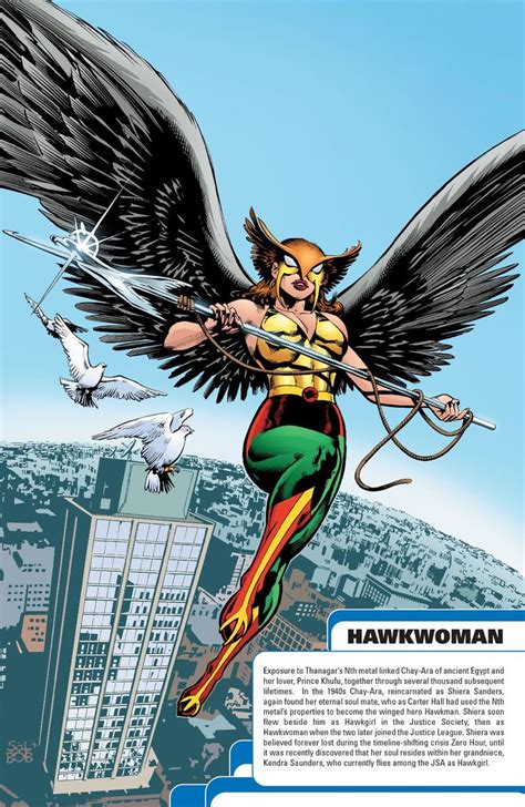 Jla Z 2 Hawkwoman Profile Art By Sal Velluto Bob Almond And Tom