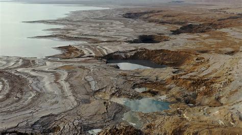 The Dead Sea Is Disappearing Leaving Behind A Landscape Shattered By
