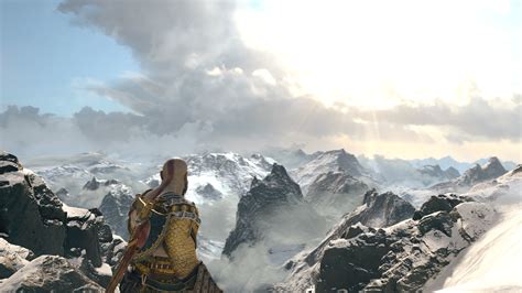 Wallpaper God Of War Kratos Atreus Playstation 4