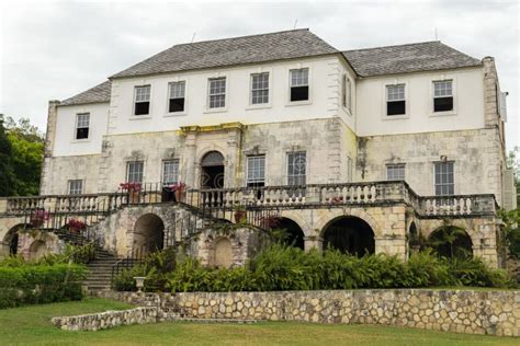 Rose Hall Great House Montego Bay Jamaque Attraction Touristique Populaire Photo Stock