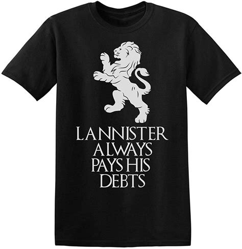 Lannister Always Pays His Debts Herren T Shirt Medium Amazon De Bekleidung