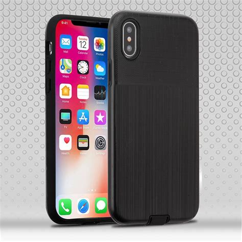 Apple Iphone X Case By Insten Dual Layer Shock Absorbing Hybrid