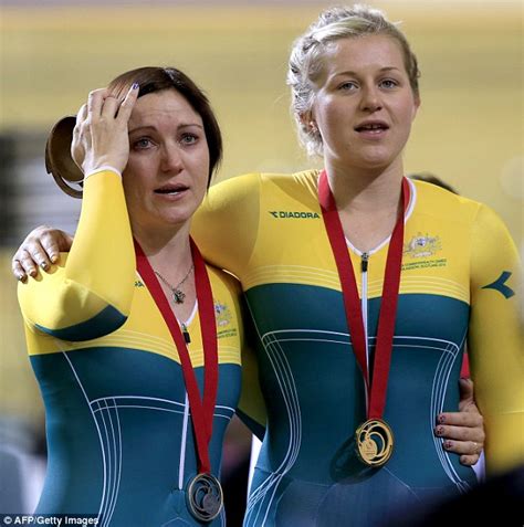 Tears For Anna Meares As She Finishes Second In Sprint Track Race Daily Mail Online