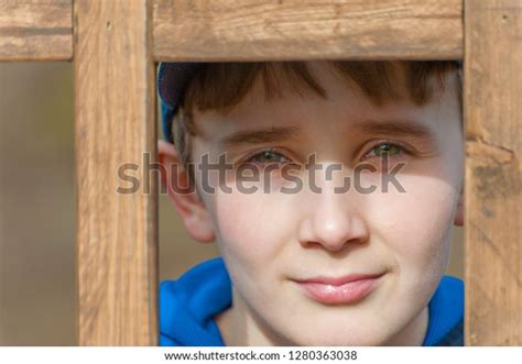 Young Boy Beautiful Green Eyes Looks Stock Photo 1280363038 Shutterstock