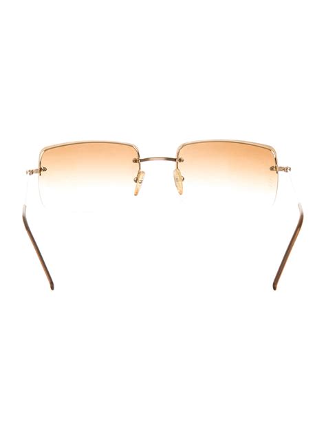 Gucci Rimless Gradient Sunglasses Accessories Guc155892 The Realreal