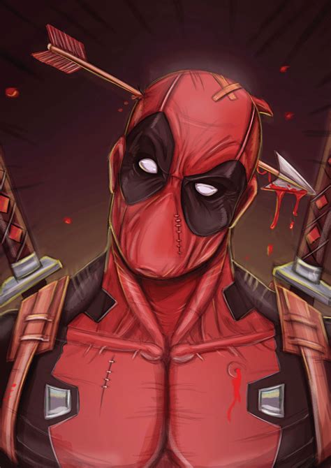 Deadpool Cool Guy Art Hd Superheroes 4k Wallpapers Images