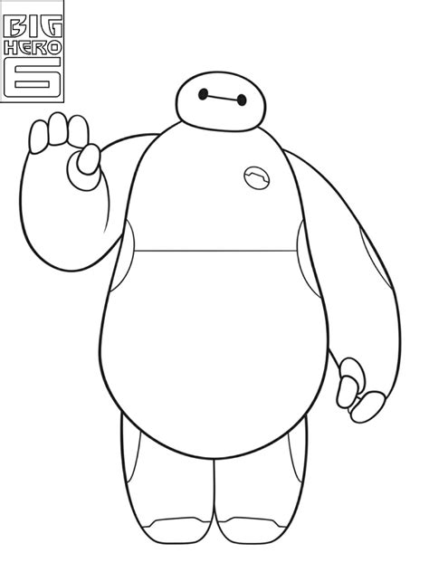 Big Hero 6 Coloring Pages Print And