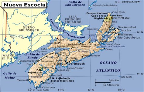 Escocia turismo mapa | escocia turismo, escocia, turismo mapa de escocia qué ver + puntos de interés. Mapas de Escolar.com - Mapa de Nueva Escocia