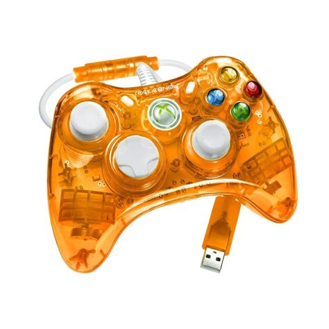 Orange Rock Candy Xbox 360 Controller By Pdp Officially Licensed By