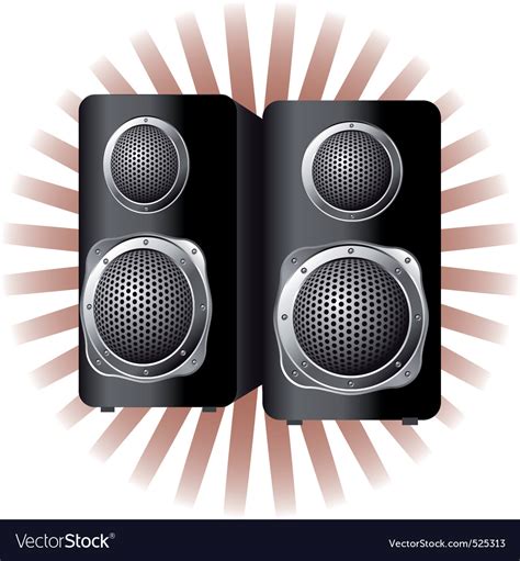 Speaker Loudspeaker Royalty Free Vector Image Vectorstock
