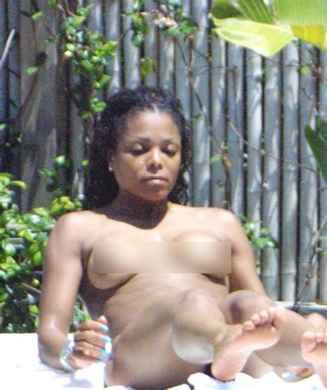 Janet Jackson Sunbathing Nude Picsninja
